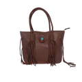 Handmade Leather Crossbody – Braided Edge Western Bag