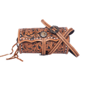 Hand-Tooled Leather Crossbody – Floral Western Bag