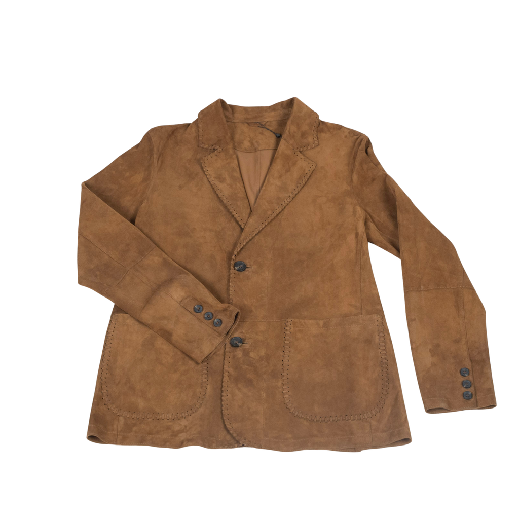 Brown Suede Lambskin Jacket