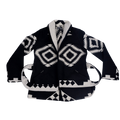Los Ojos Wool Wrap Coat