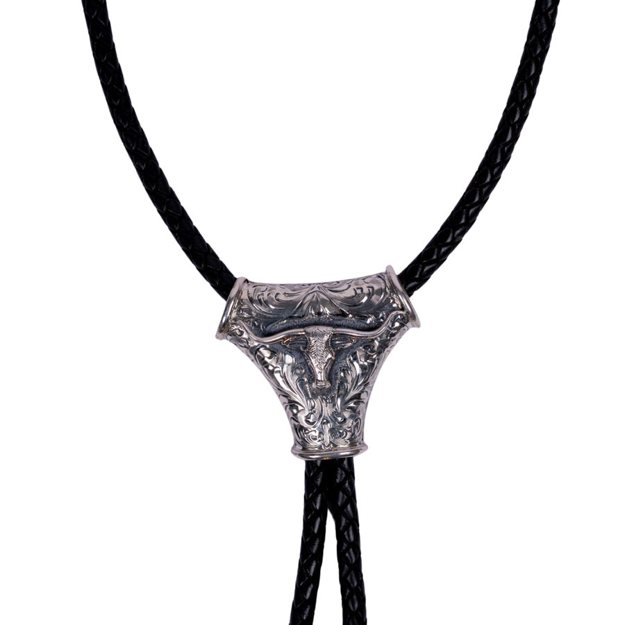 The Engraved Longhorn Bolo