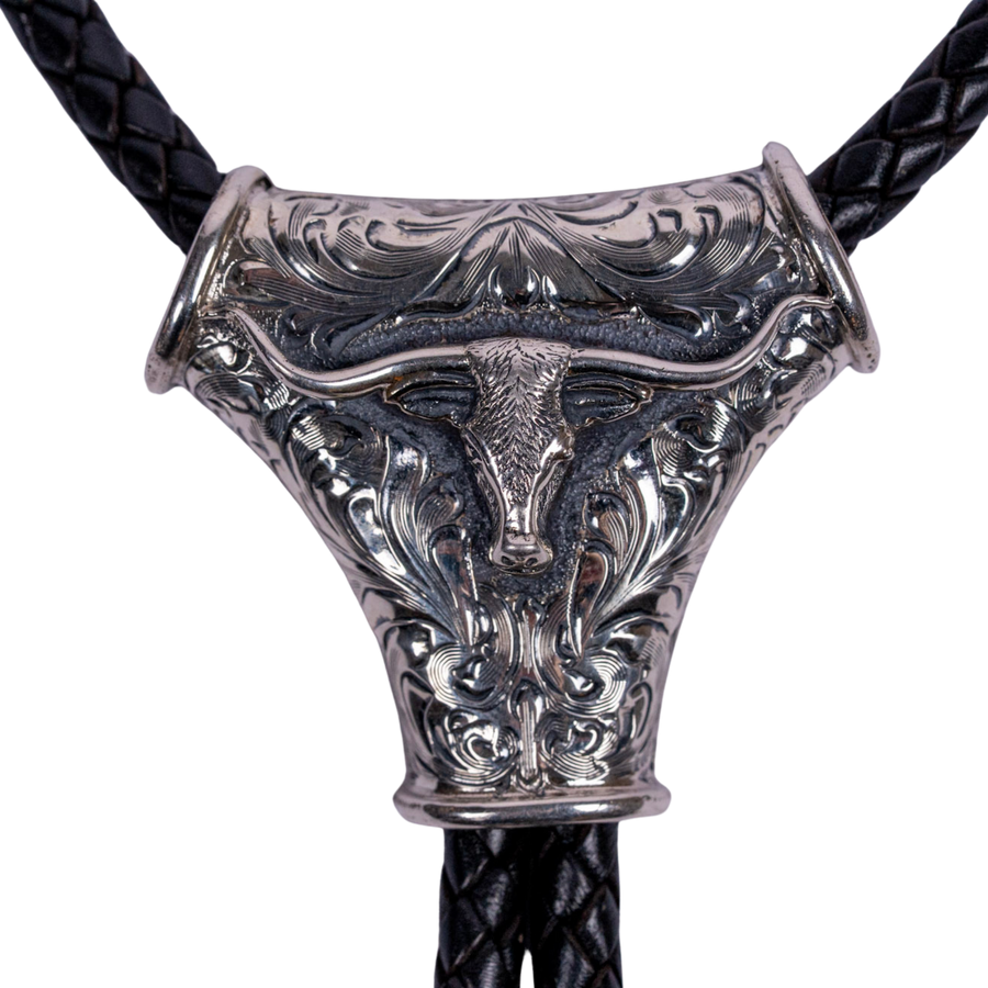 The Engraved Longhorn Bolo