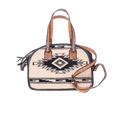 Saddle Blanket Tote -Tooled Leather Handbag