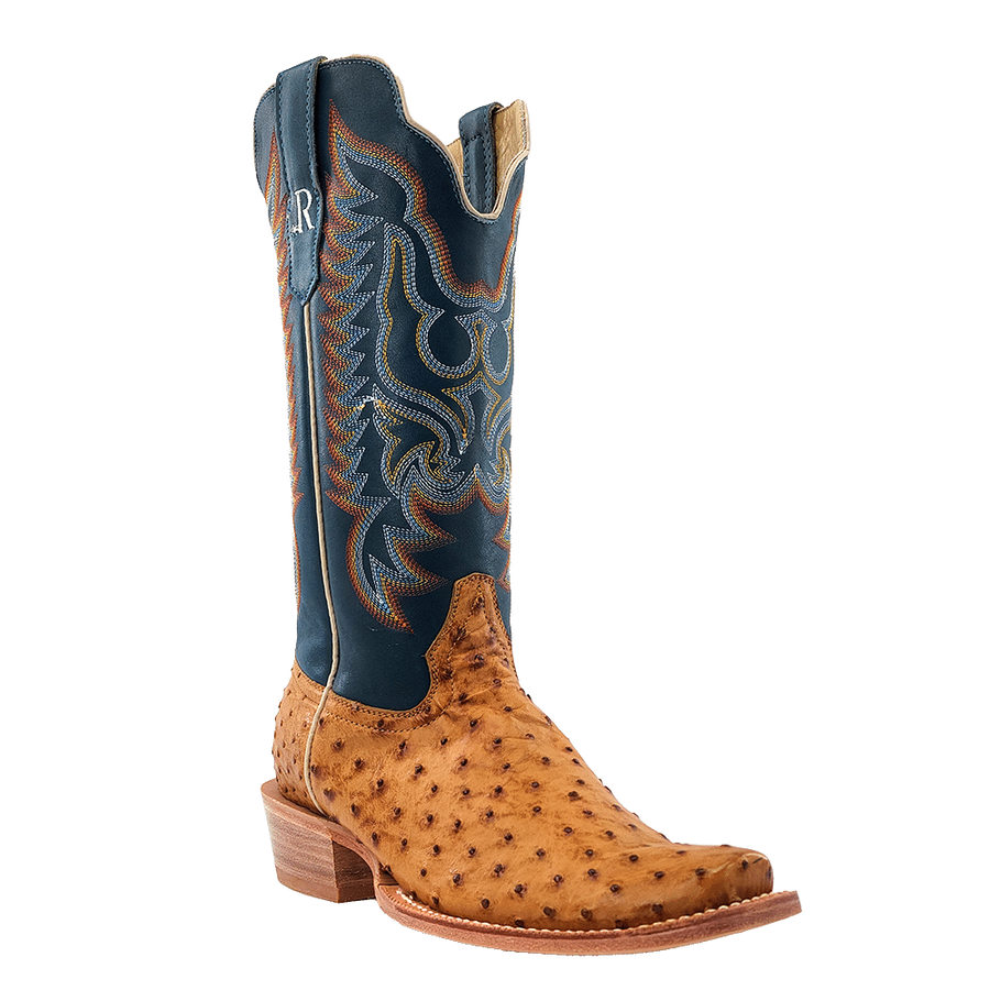 Men’s Full Quill Ostrich Narrow Square