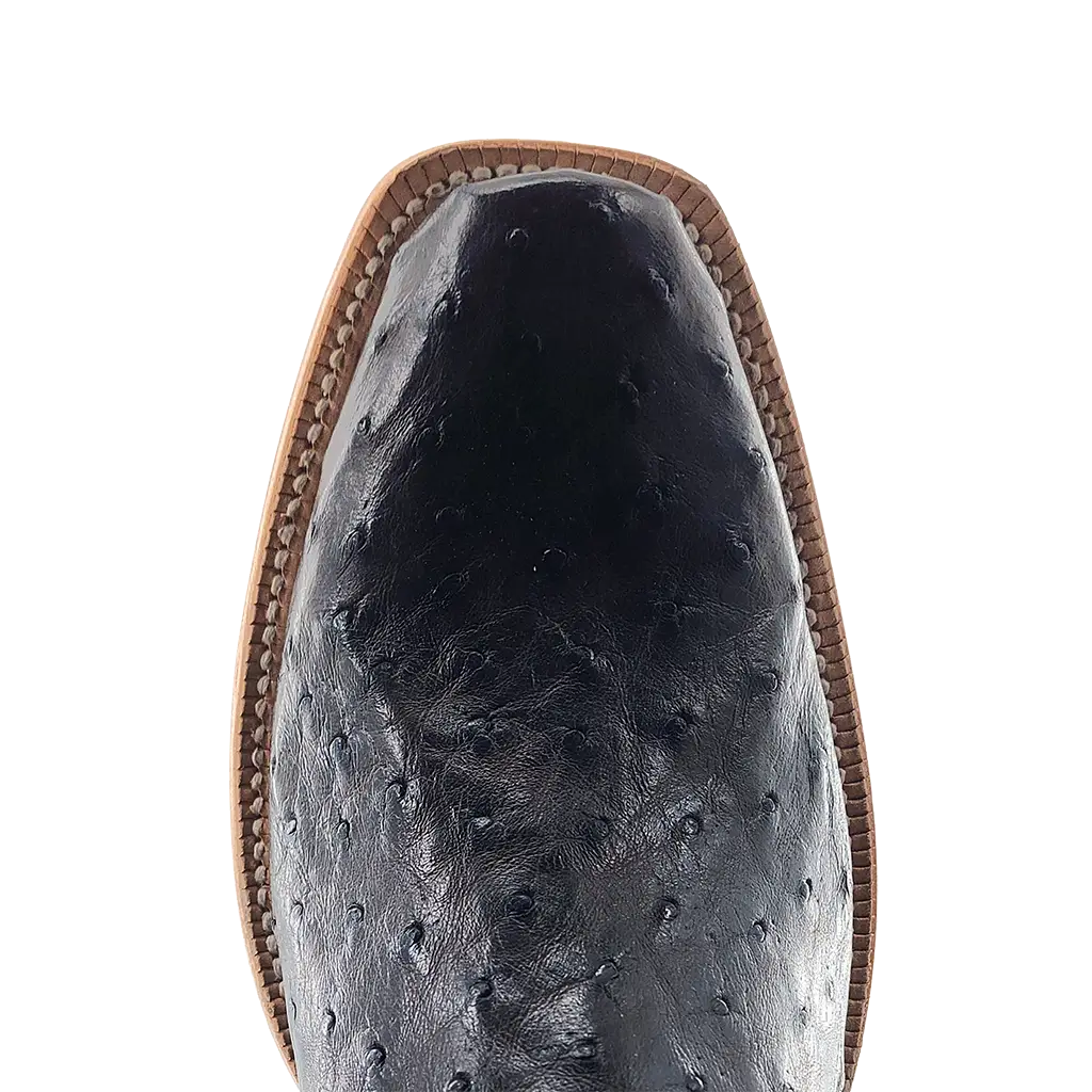 R. Watson Full Quill Ostrich Cowboy Boot – Narrow Square Toe