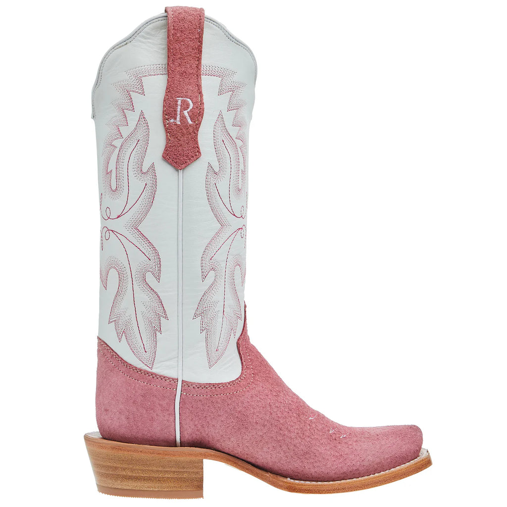 R. Watson Women's Rose Boar Cowgirl Boot – Cutter Toe
