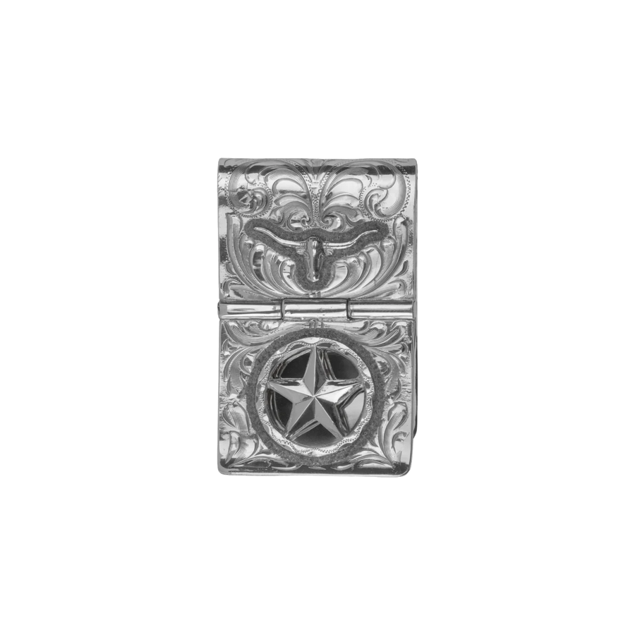 The Silver Cattleman Money Clip